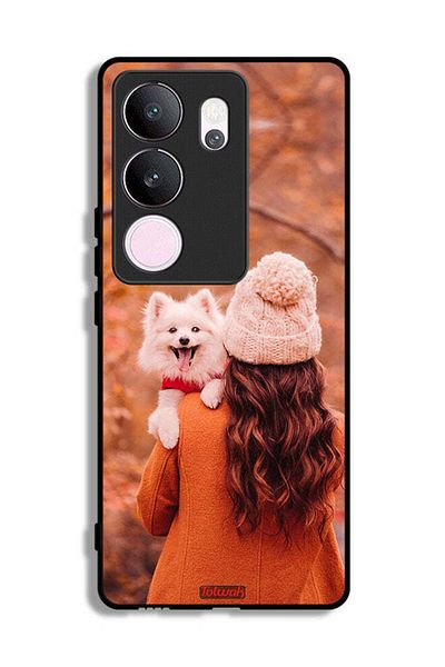 Tolwak vivo V29 Pro Protective Case Cover Holding Puppy