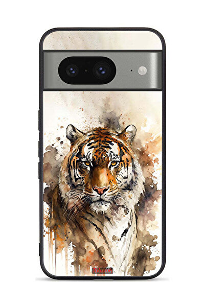 Tolwak غطاء حماية لجهاز Google Pixel 8 بتصميم فن تجريدي من جلد الفهد