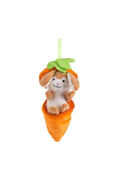 OEMN Rabbit in Carrot, Polyester, 15 cm, Orange