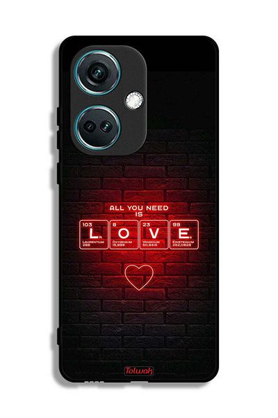 Tolwak OnePlus Nord CE3 Protective Case Cover All You Need Is Love