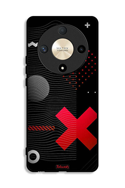 Tolwak Honor X9b Protective Case Cover Cross Sign