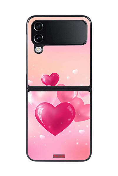 Tolwak غطاء حماية لهاتف سامسونج جالاكسي زد فليب 4 بتصميم قلوب جميلة