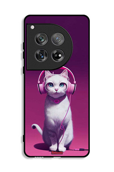 Tolwak غطاء حماية لهاتف OnePlus 12 بتصميم قطة لطيفة