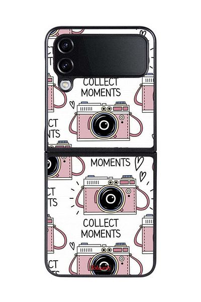 Tolwak Samsung Galaxy Z Flip 4 Protective Case Cover Collect Moments