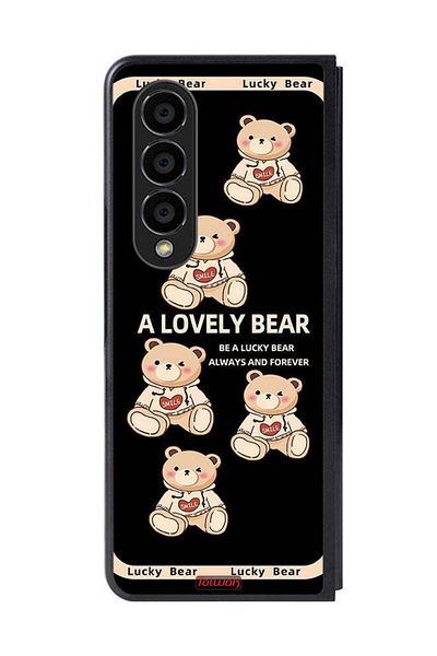 Tolwak Samsung Galaxy Z Fold 4 Protective Case Cover A Lovely Bear