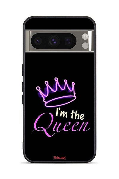Tolwak Google Pixel 8 Pro Protective Case Cover I Am The Queen
