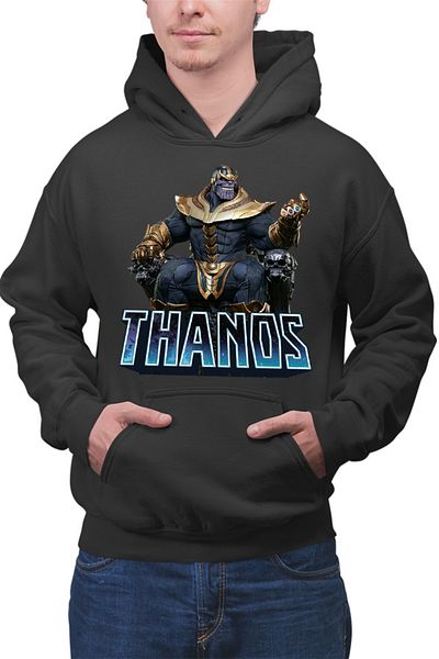 OEM Men's Hoodie Thanos Glove Marbles Super Power Marvel