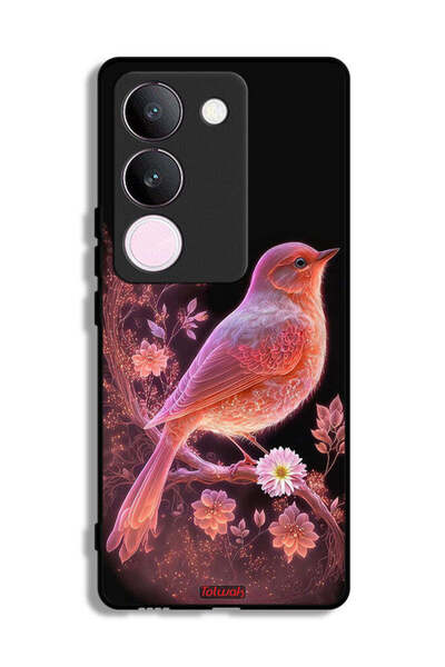 Tolwak غطاء حماية لهاتف فيفو V29 بتصميم طائر لطيف