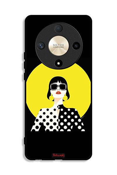 Tolwak Honor X9b Protective Case Cover Stylish Girl Art