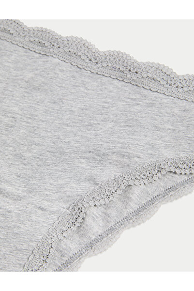 Marks & Spencer 3'lü Dantel Detaylı Brazilian Külot Seti