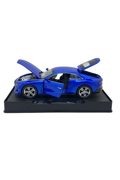 JPT Macheta Bentley Continental 1:32 replica metal albastra cu lumini si sunete