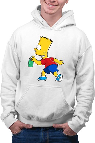 OEM Hanorac Barbati The Simpsons Spray Son Office Sitcom Heroes Bart