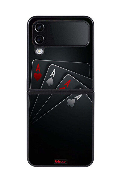 Tolwak غطاء حماية لهاتف Samsung Galaxy Z Flip 4 - بطاقات A