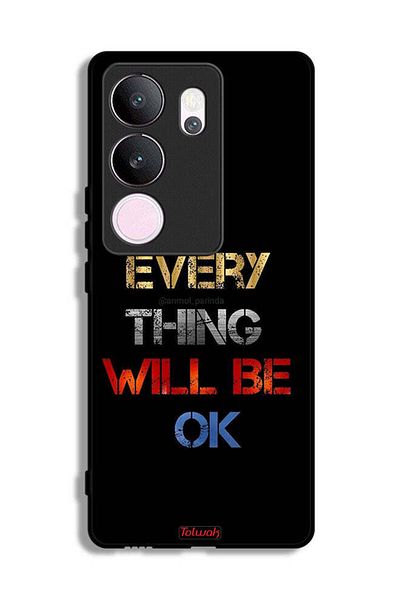 Tolwak vivo V29 Pro Protective Case Cover Everything Will Be Ok