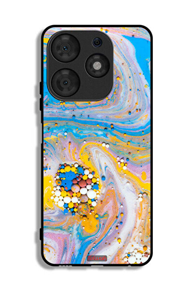 Tolwak Tecno Spark 10 Pro Protective Case Cover Gems Colorful Abstraction