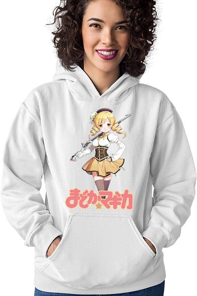 OEM Madoka Magica Mami Fire Lovely Group Shield Women's Hoodie