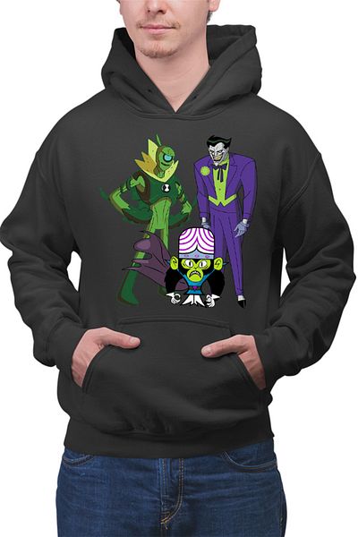 OEM Men's Hoodie Ben10 Joker Marvel Powerpuff Mojo Jojo