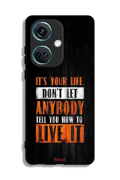 Tolwak OnePlus Nord CE3 Protective Case Cover Its Your Life