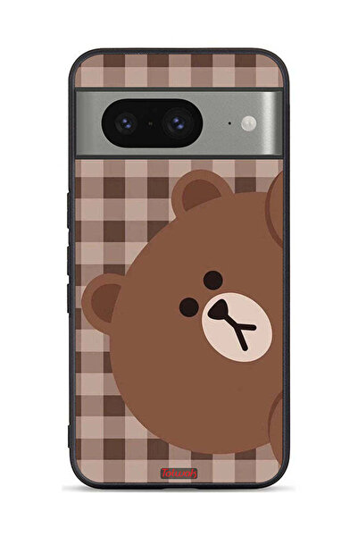 Tolwak غطاء حماية على شكل دب تيدي لهاتف Google Pixel 8