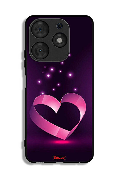 Tolwak غطاء حماية لهاتف تكنو سبارك 10 برو بتصميم قلب