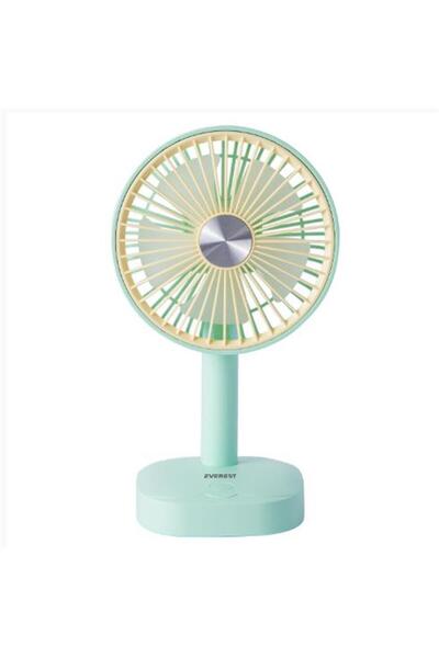 Everest EFN-510 Yeşil- Sarı 1200mAh 5 İnç 3 Hız Kademeli Dönebilen Masaüstü U...