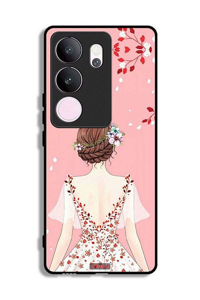 Tolwak vivo V29 Pro Protective Case Cover Standing Girl Art