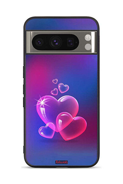 Tolwak غطاء حماية لهاتف Google Pixel 8 Pro بتصميم قلوب مائية