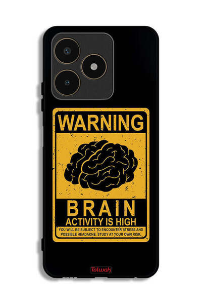 Tolwak جراب حماية Realme C53 يحذر من ارتفاع نشاط الدماغ