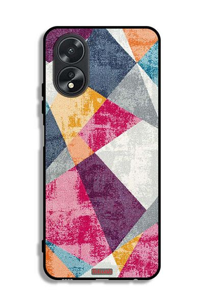 Tolwak Oppo A38 Protective Case Cover Paint Pattern
