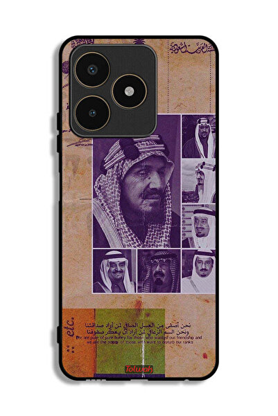 Tolwak Realme C53 Protective Case Cover Saudi Kings Vintage Photos