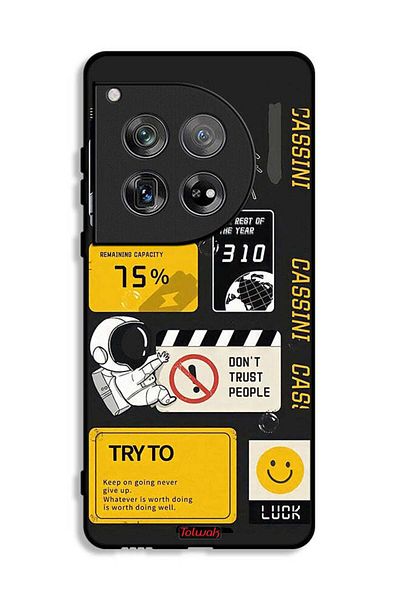 Tolwak OnePlus 12 Protective Case Cover Astronaut Agreeable