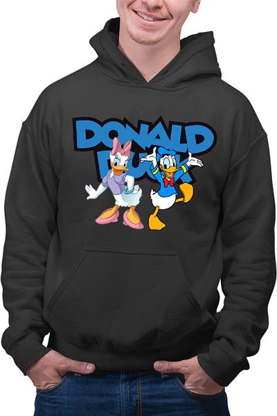 OEM Men's Hoodie Donald Duck Daisy Lovers Family American