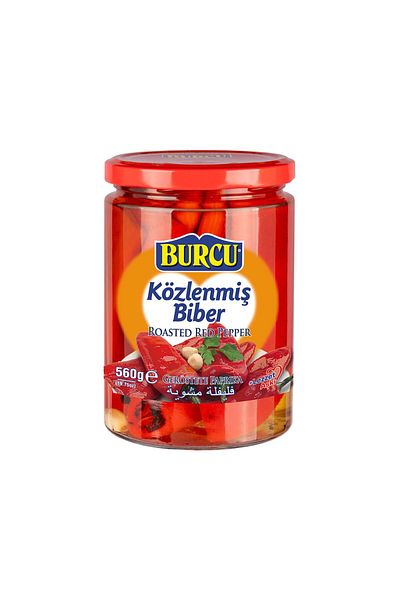 BURCU ROASTED RED PEPPER 560 GR