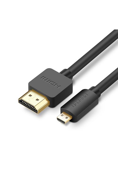 Ugreen Kabel przewód Audio Video microHDMI - HDMI 2.0 2m czarny