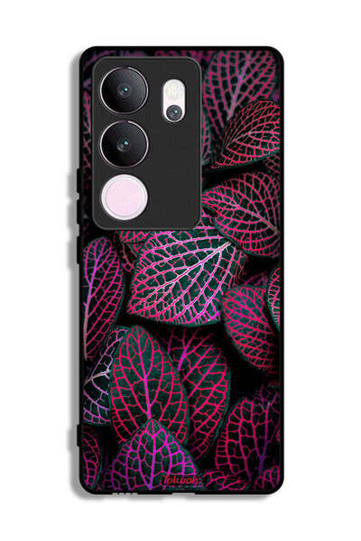 Tolwak غطاء حماية لهاتف فيفو V29 برو بنقشة أوراق سالجا