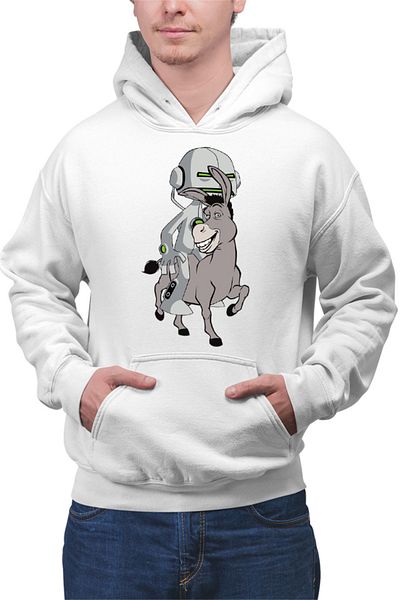 OEM Men's Hoodie Ben10 Shrek Donkey Small Monster Master