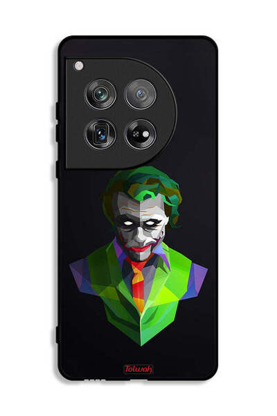 Tolwak غطاء حماية لهاتف OnePlus 12 بتصميم فن تجريدي للجوكر