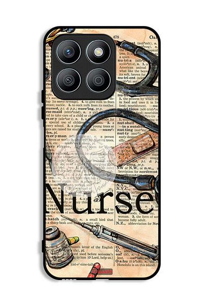 Tolwak Honor X8b Protective Case Cover Nurse Vintage Tools