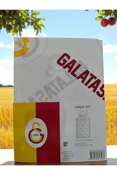 Galatasaray مجموعة ملاءات سرير مفردة مرخصة للموسم الجديد