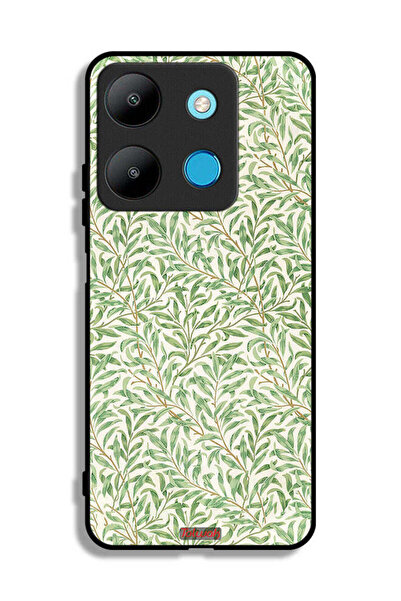 Tolwak غطاء حماية لهاتف إنفينيكس سمارت 7 بنقشة غصن الصفصاف الشهيرة