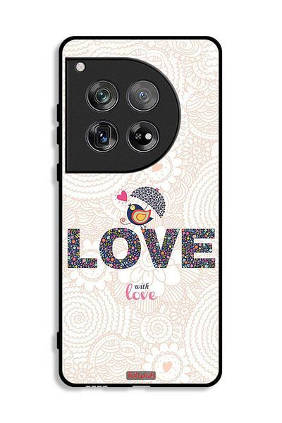 Tolwak OnePlus 12 Protective Case Cover Love With Love