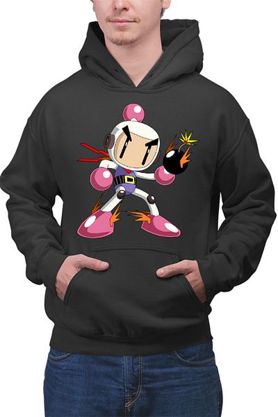 OEM Men's Hoodie Bomberman Anime Manga Cosplay