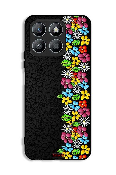 Tolwak Honor X8b Protective Case Cover Flowers Line