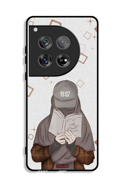 Tolwak OnePlus 12 Protective Case Cover Girl Reading Art