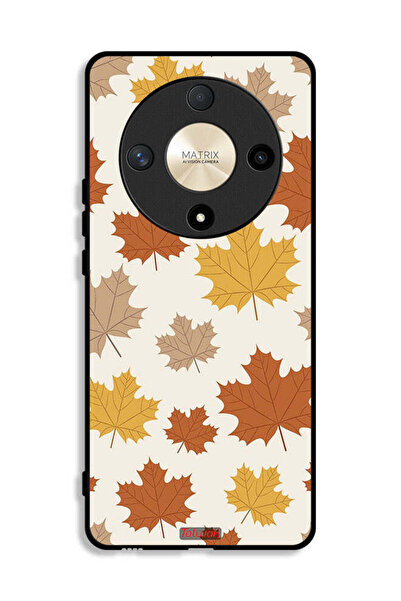 Tolwak Honor X9b Protective Case Cover Autumn Leaves