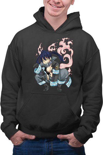 OEM Men's Hoodie Fire Force Kotatsu Tamaki Witcher Cosplay