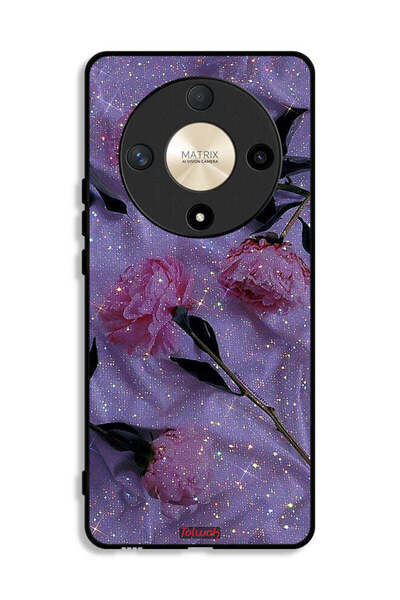 Tolwak Honor X9b Protective Case Cover Glitter Roses