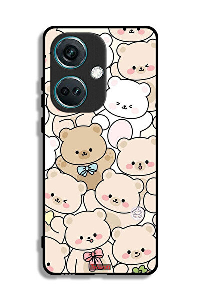 Tolwak غطاء حماية لهاتف OnePlus Nord CE3 بنقشة دببة