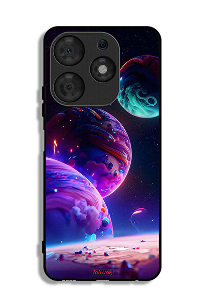 Tolwak غطاء حماية لهاتف تكنو سبارك 10 برو بنمط كوكبي