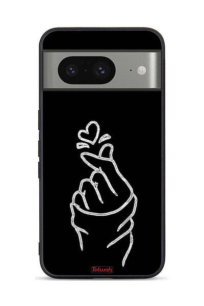 Tolwak Google Pixel 8 Protective Case Cover Snap Love